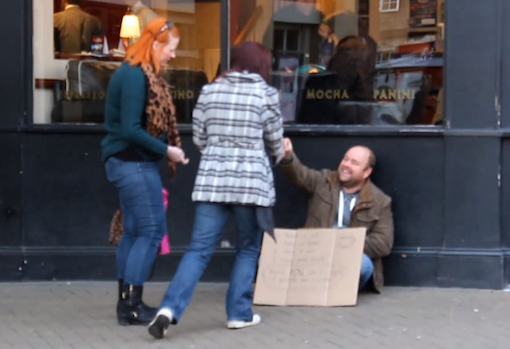 Kind Man buys strangers coffee