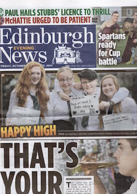 Edinburgh Evening News - Front